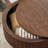 31.5" Pedestal Round Coffee Table with Storage - Modern Wood Design-1299988428