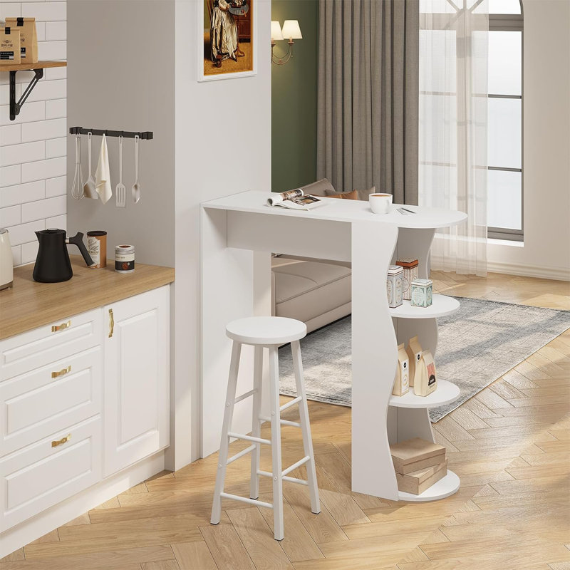 Noelya Dining Table, White