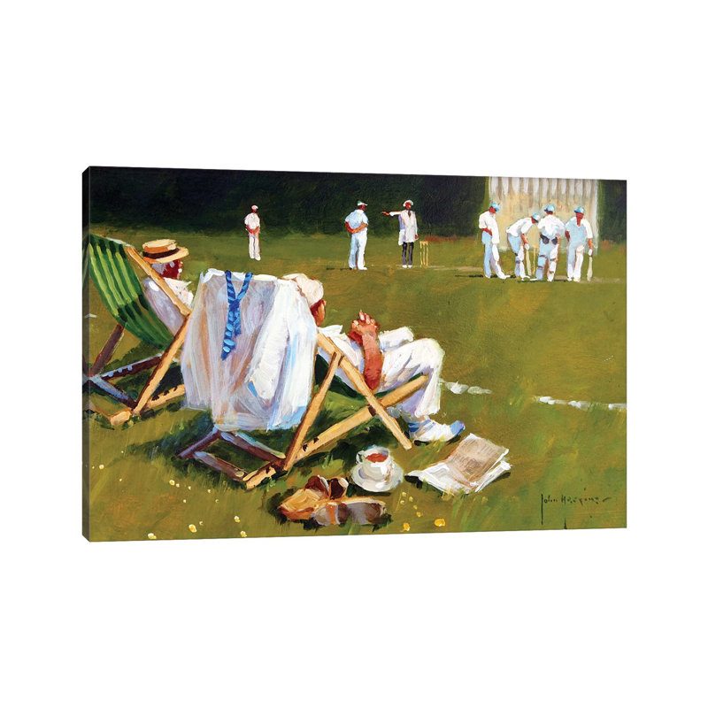 Umpires Decision by John Haskins - Wrapped Canvas Gallery-Wrapped Canvas Giclée, 20.32cm H x 30.48cm W