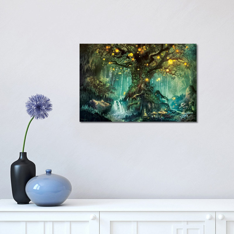 Dimlight Forest by Ferdinand Ladera - Wrapped Canvas Print, 30.48cm H x 45.72cm W x 1.905cm D