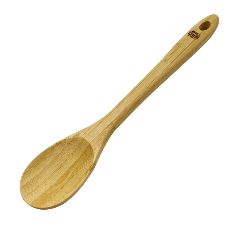 Joyce Chen Burnished Bamboo Mixing Spoon, 12-inch