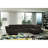Natron Leather Corner U-form Sectional with Sleeping Function and Storage-2038222157-2038222156