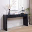 Console 59,2 po, 4 tiroirs, moderne pour vestibule - noir