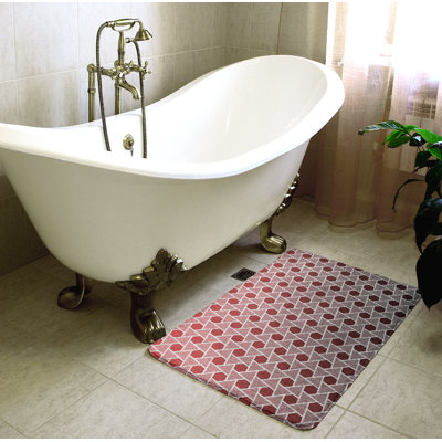 Katelyn Elizabeth Memory Foam Non-Slip Bath Rug