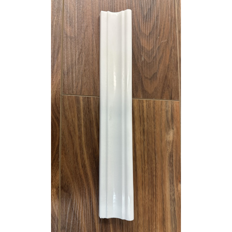Carreau de chaise 2 po x 12 po poli en marbre blanc Thassos