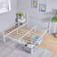 YT Metal Bed Frame with Headboard / Steel Slat Support-1522246782-1556603013