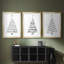 Arbre de Noël - Impression encadrée sur mesure de qualité supérieure - 3 pièces-165958053-165958052