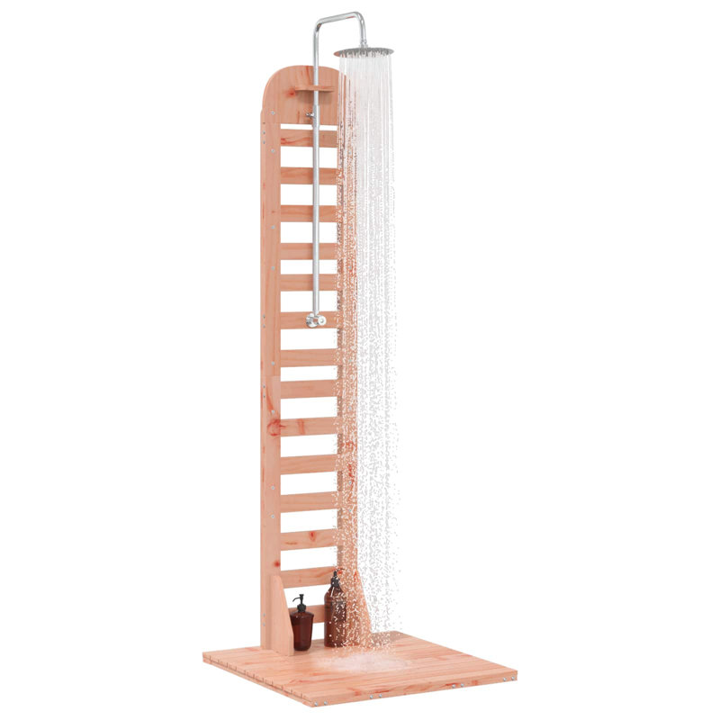Outdoor Shower and Footwash Spout, Red Oak
