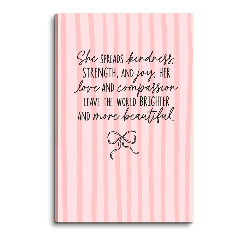 Journal She Spreads Kindness Strength