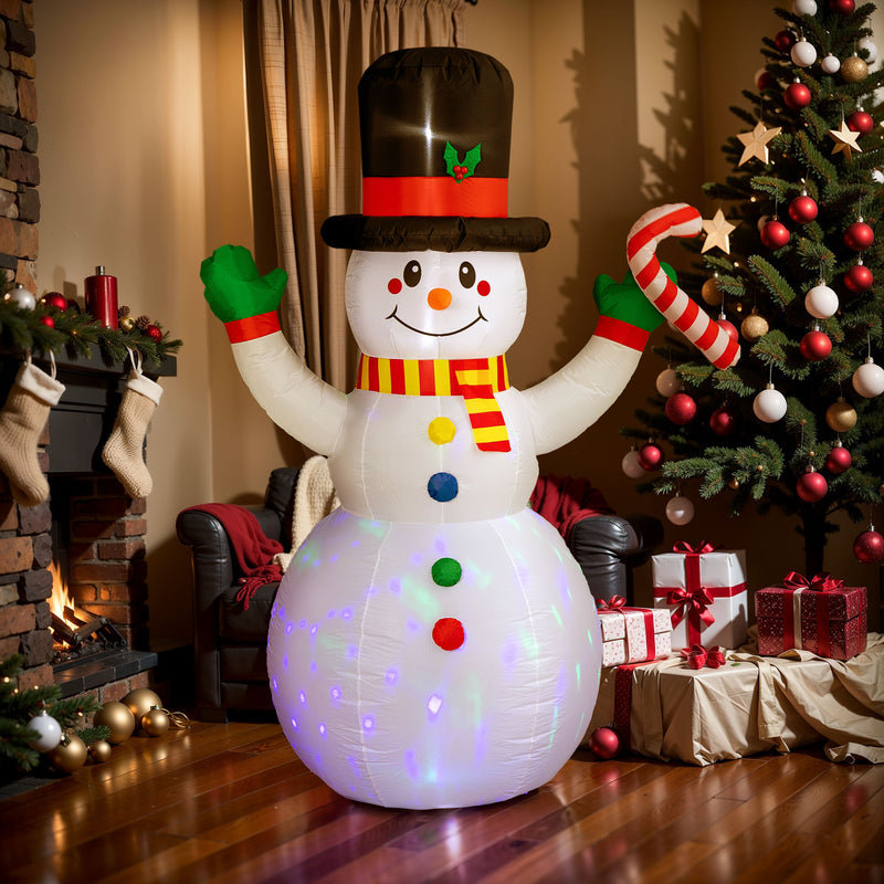 Bonhomme de neige de Noël gonflable