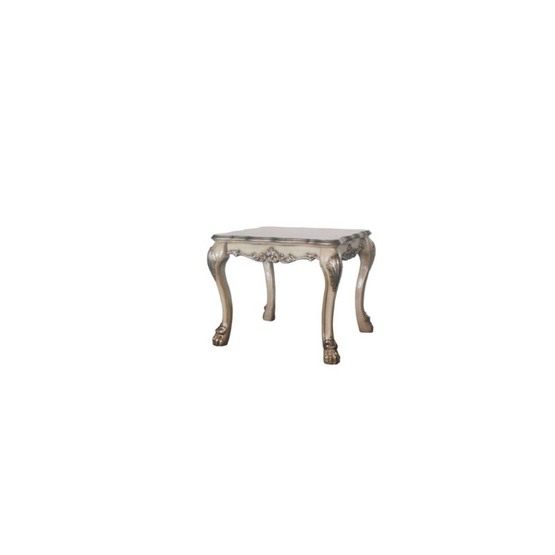 Table de bout Keitha , Blanc os rétro
