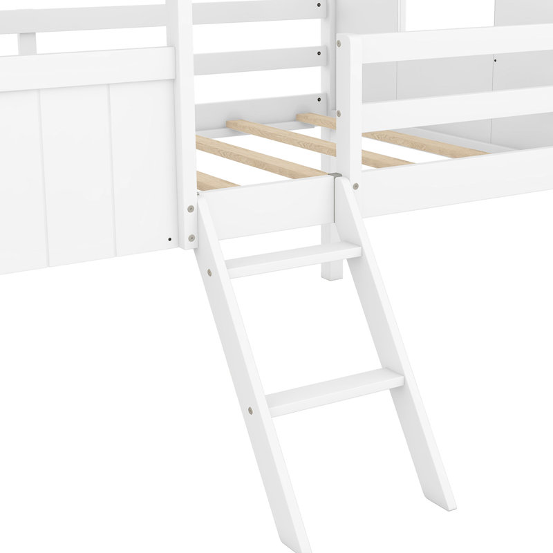 Lit simple - Les fenêtres latérales pour une maison de repos confortable avec deux offrent un endroit où dormir