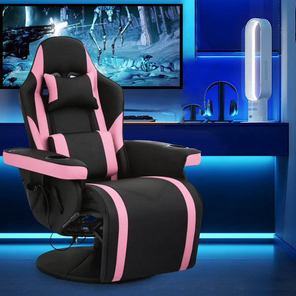 MoNiBloom Massage Video Game Chair, Recliner High Back Gaming