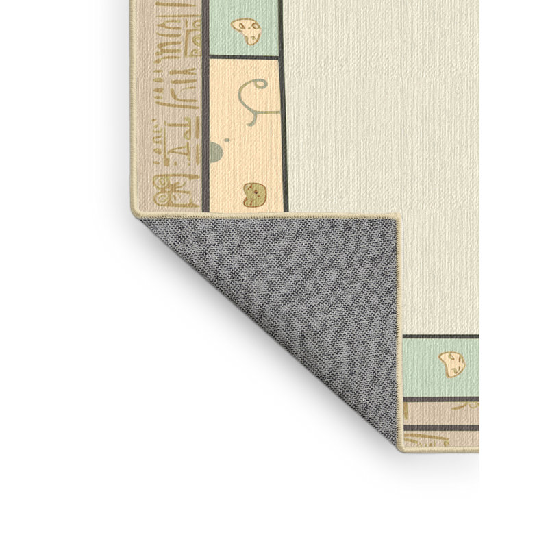 Tapis de Noël lavable The Holiday Aisle®, Rectangle 7 pi x 9 pi