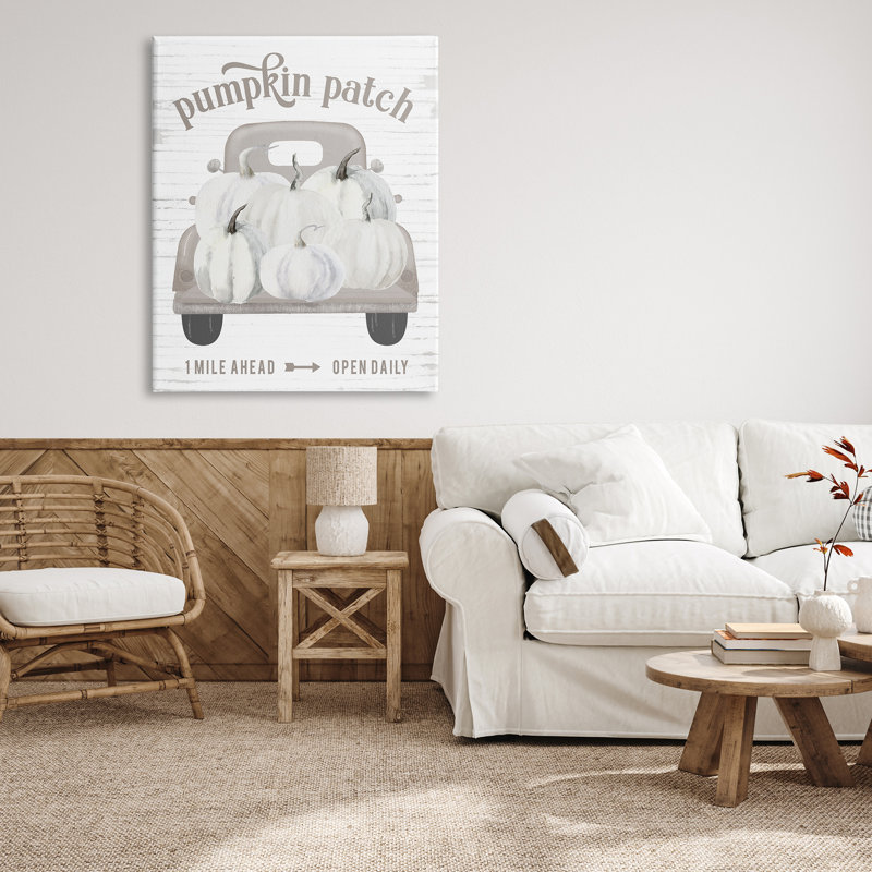 Rustic Pumpkin Patch Seasonal Fall Harvest sign, H 48 po x l 36 po x P 1,5 po, Toile tendue