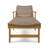 Hampton Wood + Wicker Chaise Lounge-902233500