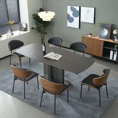 Table et chaise de salle à manger minimaliste de style unique