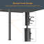 Pergola en aluminium avec auvent à persiennes-98944514-98944515