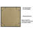 20x20 Poster Frame - Use as 8x10 Frame with Mat or 20x20 Frame Without Mat - Black