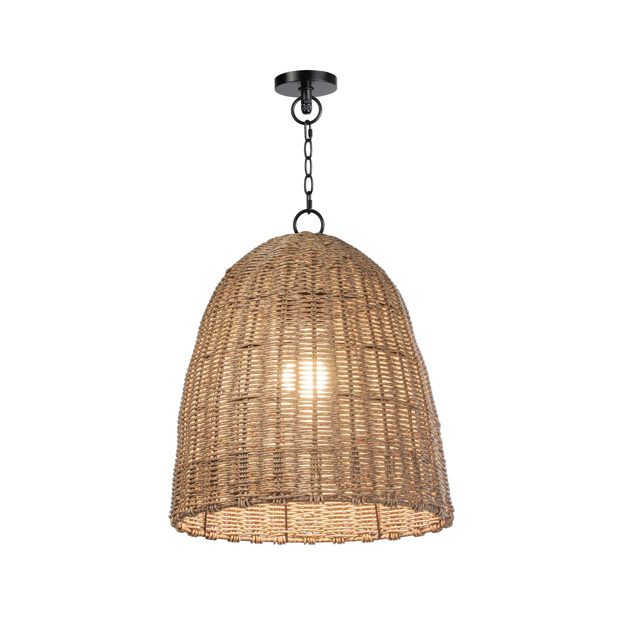 Beehive Outdoor Pendant, 24" H x 14.25" W x 14.25" D