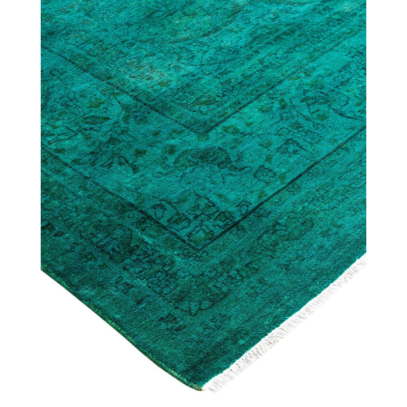 Overyed One-of-a-Kind Rectangle 8'2" X 10'2" Hand Knotted Area Rug