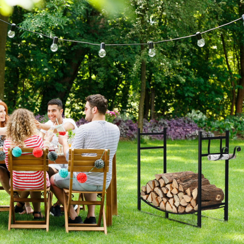 33'' W Metal Log Rack
