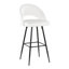 Tabourets de bar fixes en similicuir de 30 po avec pieds en métal et repose-pieds carrés Resme-1666744960-1666744963