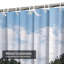 Rideau de douche avec 12 crochets Lake Blue Sky Canada-1659564752