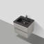 Meuble-lavabo mural simple 24 po avec comptoir en quartz Lecio-1290688651