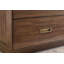 Commode double en bois massif à 6 tiroirs 64 po Amott