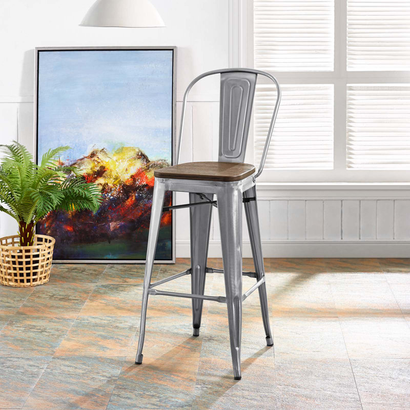 Tabouret de bar Promenade, Bronze