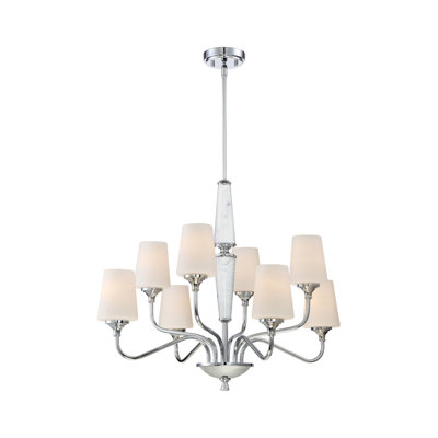 Lustre empire à 8 lumières Denten