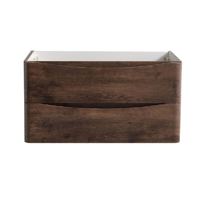Modway Render 30" Wall Mounted Single Bathroom Vanity Base Only ...