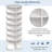 Rotating Shoe Rack Tower, 7-Tier Spinning Organizer, 360° Revolving Storage For 28 Pairs Of Shoes, High Bottom Design, Space-Saving And Durable