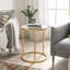 Tehani 50 cm W Steel Bedside Table