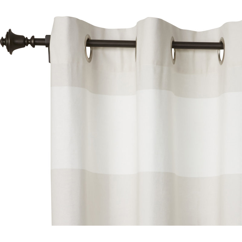 Tringle à rideaux simple réglable Choute de 0,62 po, Bronze vintage, largeur 86 po à 128 po