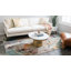 Tapis à motif abstrait beige Dews-769831938