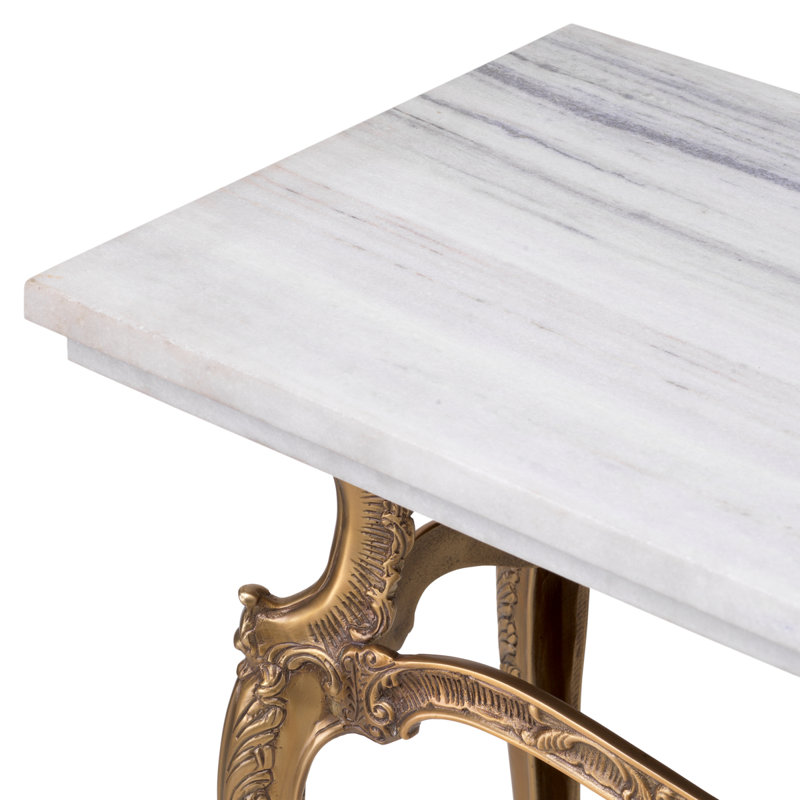 34.45'' W Marble Console Table