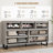 Entryway 7 Dresser for Bedroom, 55" Wide Dresser, Freestanding Horizontal Drawer w/ Storage, Wooden Closet Chest Storage-1171818702