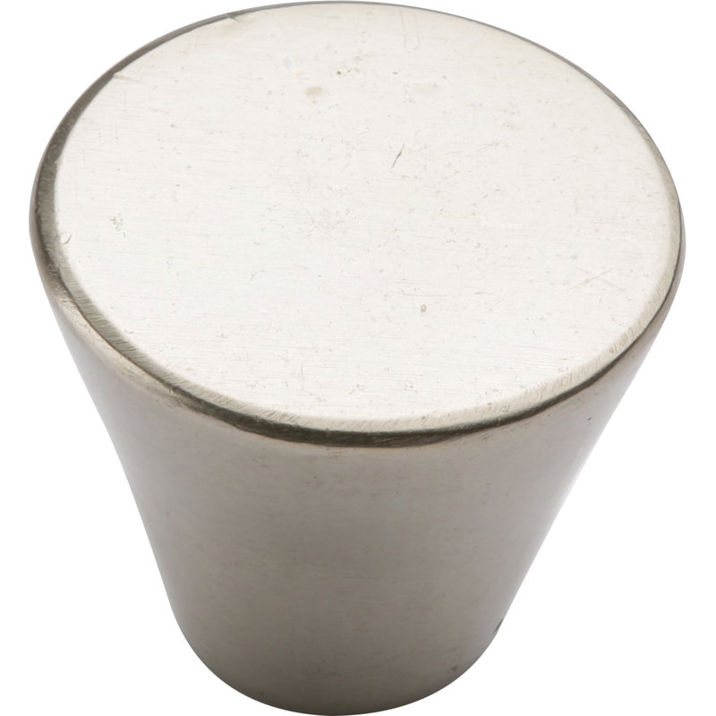 Round Conical Knob, White Bronze, 1.25