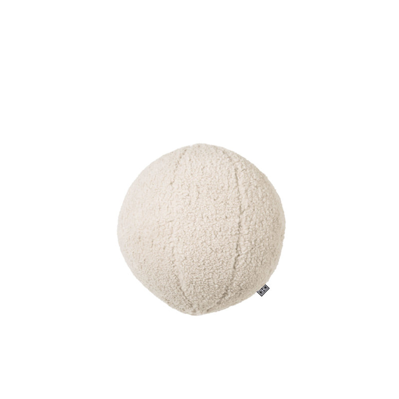 Palla Circular Pillow Cover & Insert, 11.81" x 11.81", Cream