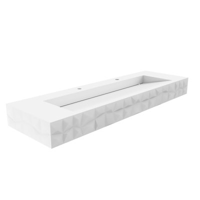 Knightsbrook 60" Floating Wall Mounted Bathroom Sink