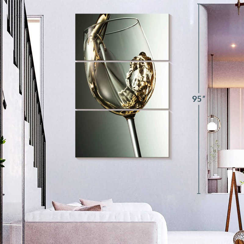 Yarlin Smooth White Wine, 74" H x 48" W