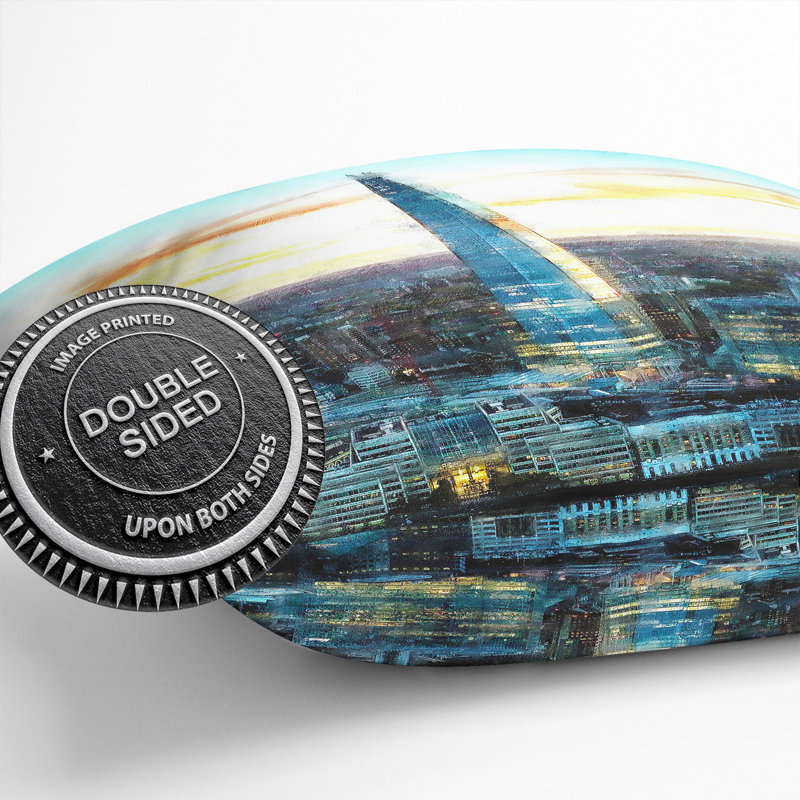 Square Throw Cushion, 40cm H x 40cm W x 15cm D