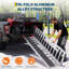 Rampe de chargement pour motoneige 85 po x 54 po – Rampes pliables en aluminium en trois parties pour camionnettes, capacité de 1 500 lb. Rampes de chargement avec courroies de chargement pour motos, VTT et quads.