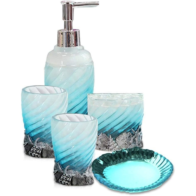 5 PCS Bath Ensemble Set