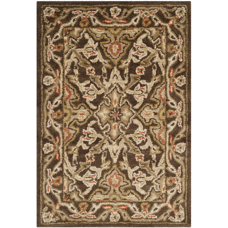 Alger Hand Tufted Wool Brown Rug