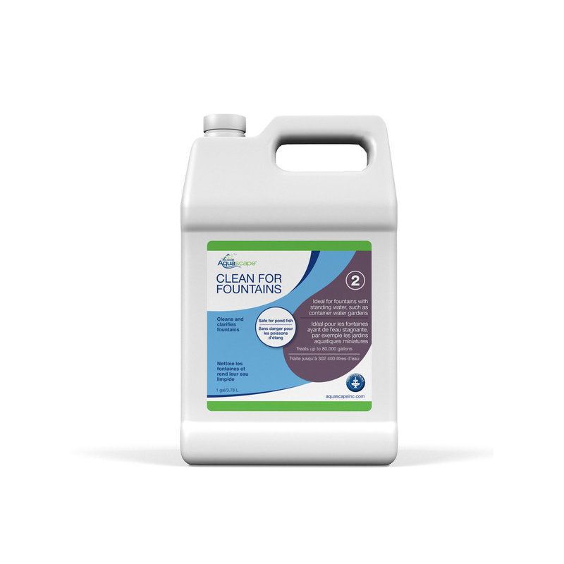 CLEAN For Fountains No Power Source Required / Manual Cleaner, 12" H x 1" W x 7" D 