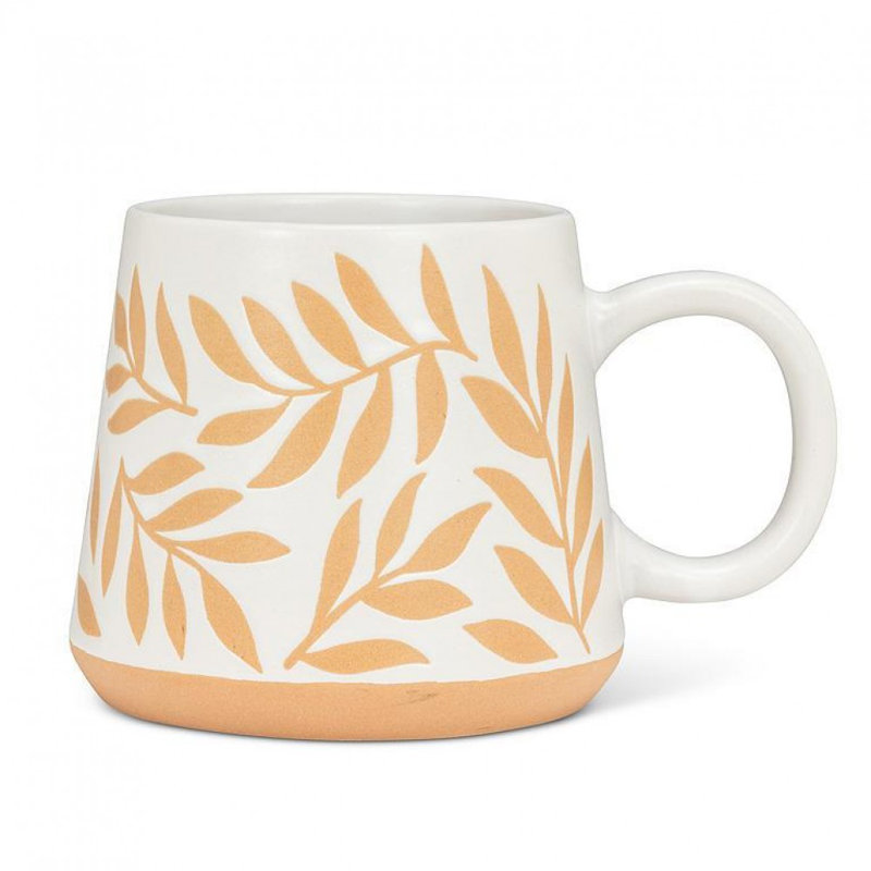 Leaf Patterned Mug