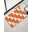 Tapis de bain moderne en terre cuite, 36 x 24